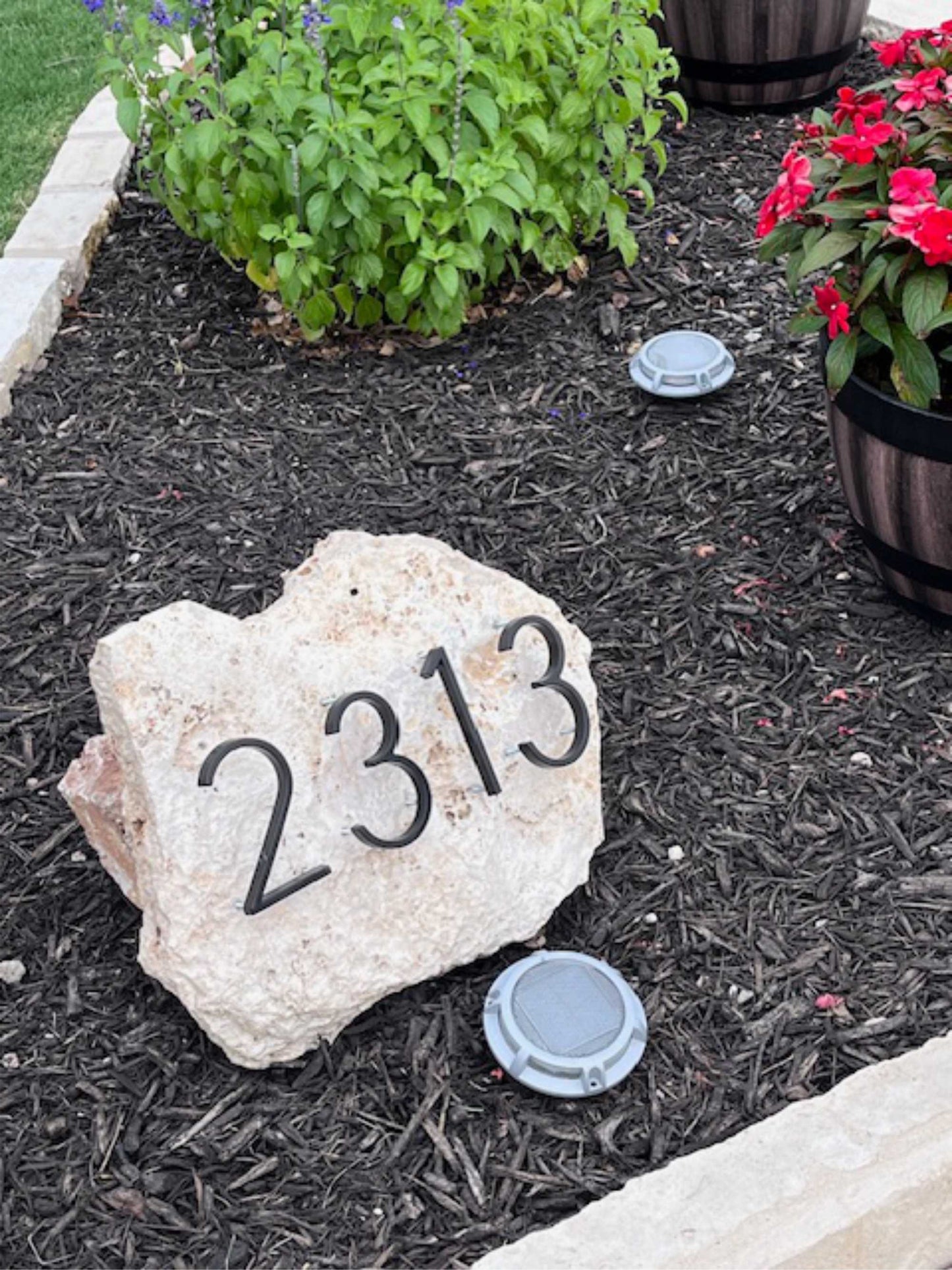 Address Number on Stone