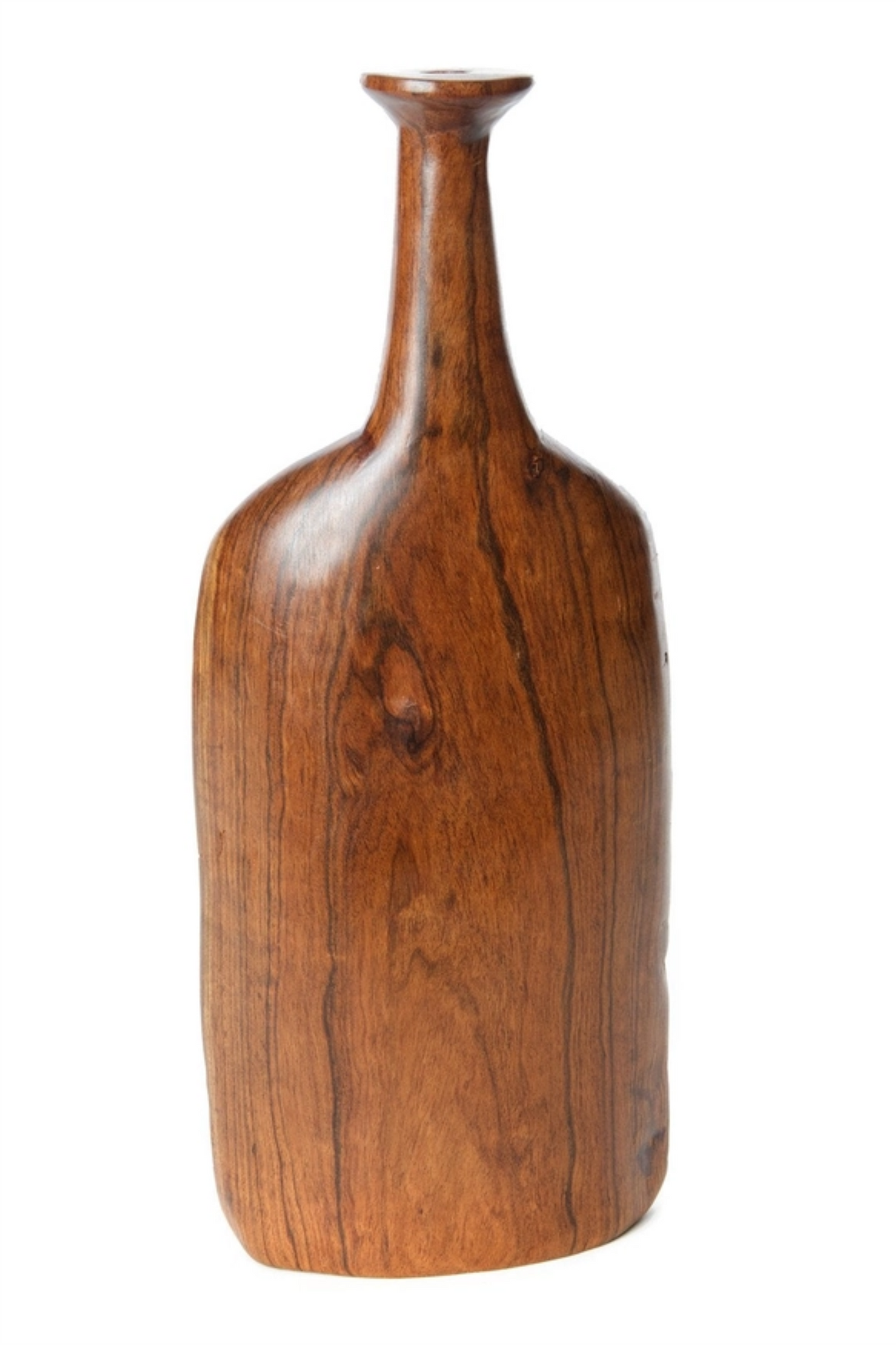 10" Mozambican Sandalwood Bottle Sculpture