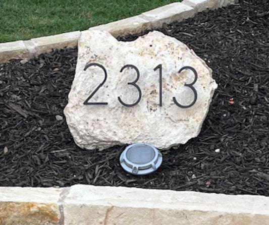 Address Number on Stone