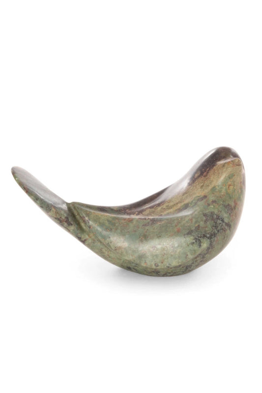 Abstract Stone Bird Sculpture from Zimbabwe