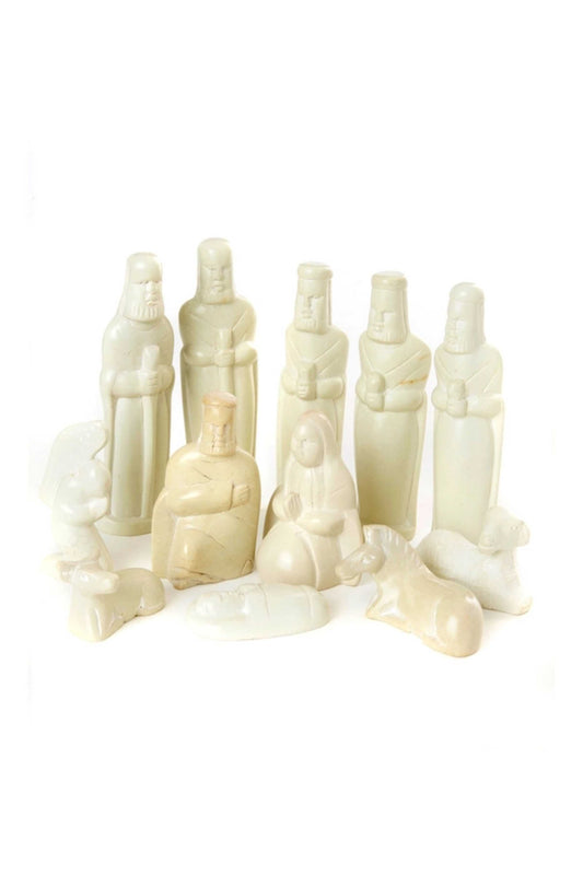 Kenyan Soapstone Nativity Scene