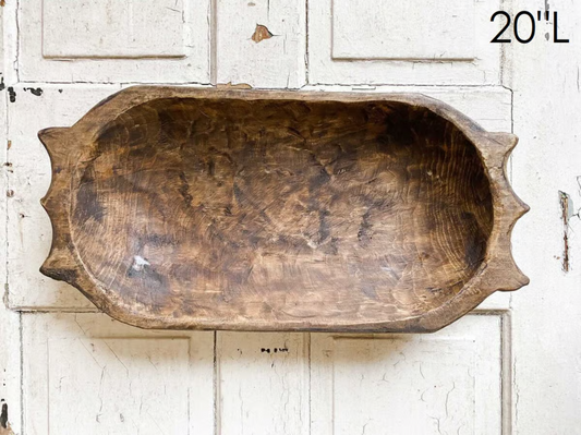 Tochi 20" Wooden Bowl
